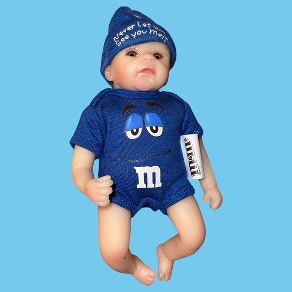 Set of 3 2008 Ashton Drake Heavenly Handfuls M&M Baby Dolls 6” - Picture 6 of 8